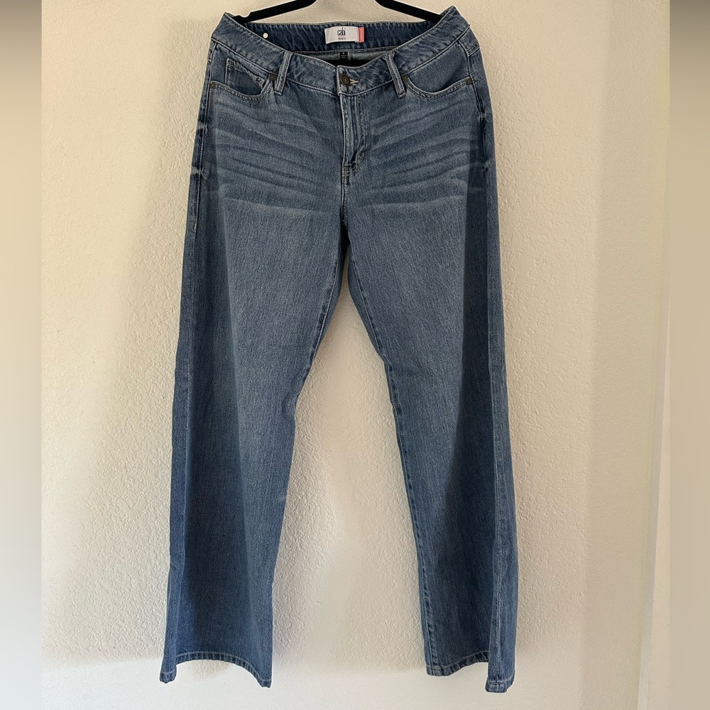 Cabi wide-leg oversized jeans